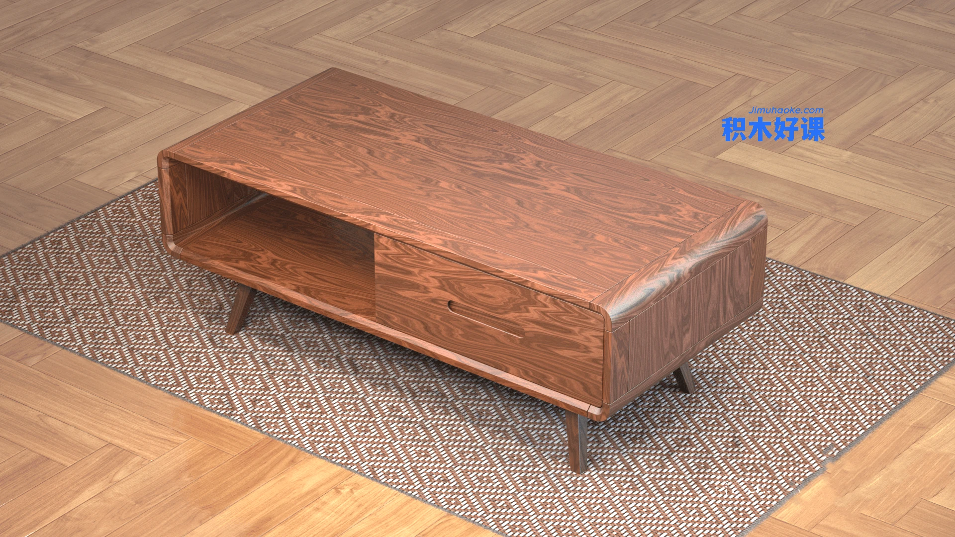 AutoCAD家具建模全流程